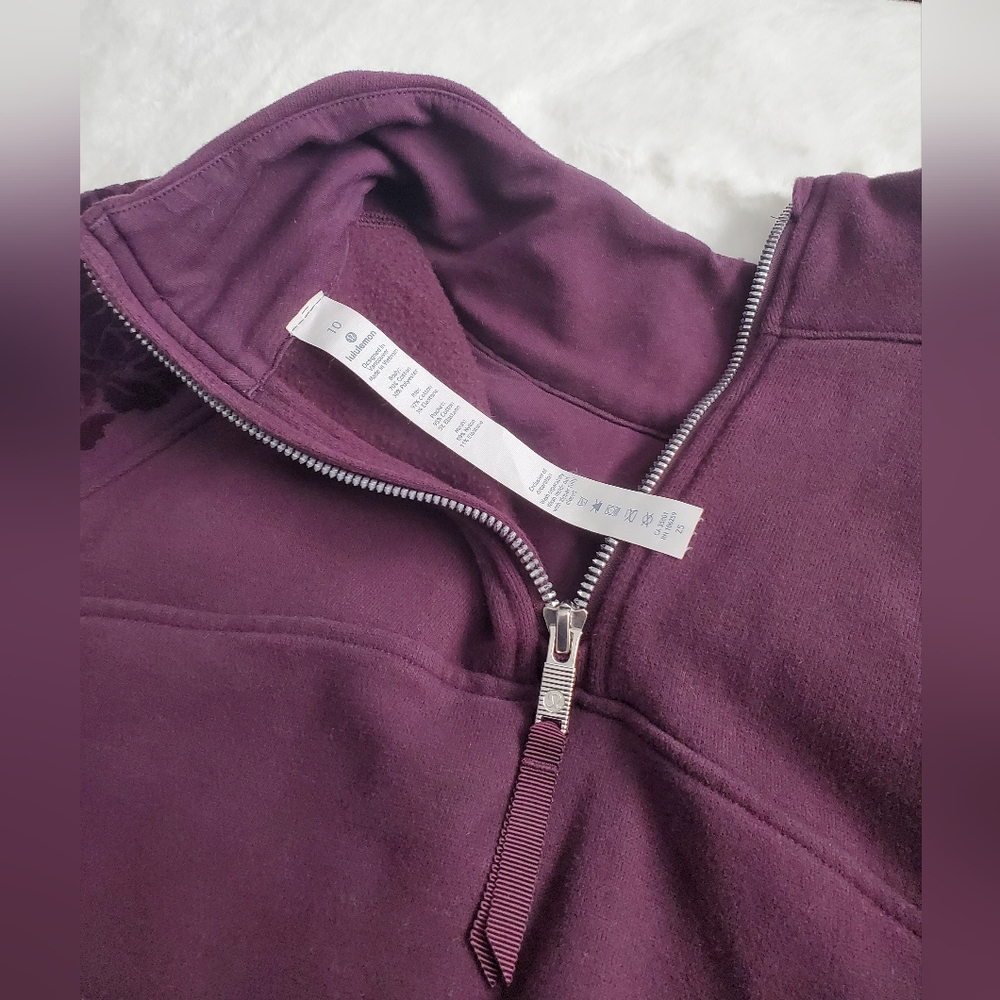 Lululemon Purple Sweatshirt - Size 10 - Picture 8 of 15